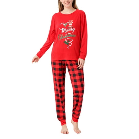 

hirigin Christmas Parent-child Long Sleeve Printing Nightwear Set/ Jumpsuit