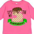 thumbnail image 4 of Inktastic It's My Fifth Birthday Chocolate Ice Cream Boys or Girls Long Sleeve Toddler T-Shirt, 4 of 5