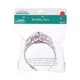 thumbnail image 4 of Way to Celebrate Happy Birthday Tiara 1 Carat Crown Red & Silver Stones for Child Assembled Product Height 5", 4 of 4
