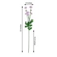 thumbnail image 3 of Efavormart 2 Bushes - 33" Lavender Chrysanthemum Flower Stem, Artificial Silk Flower Spray - Perfect for Wedding, Anniversary, Birthday, Gathering, Bouquets, Celebrations, Centerpieces, and Tables, 3 of 11