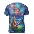 thumbnail image 2 of Happy New Year Devon Rex Family Cheer Winter Midnight Firework All Over Print 3D Shirt Unisex Merch Cat Lover Kitten Owner Gifts - 02025, 2 of 6