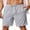 Light Grey, variant on COOFANDY Mens Linen Shorts 9" Elastic Waist Drawstring Casual Shorts Lightweight Summer Beach Shorts
