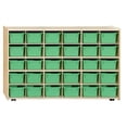 thumbnail image 2 of Contender C16032F-C5 (COO2Z) Mobile 30 Tray Storage with Brown Trays - Assembled with Casters, 2 of 4