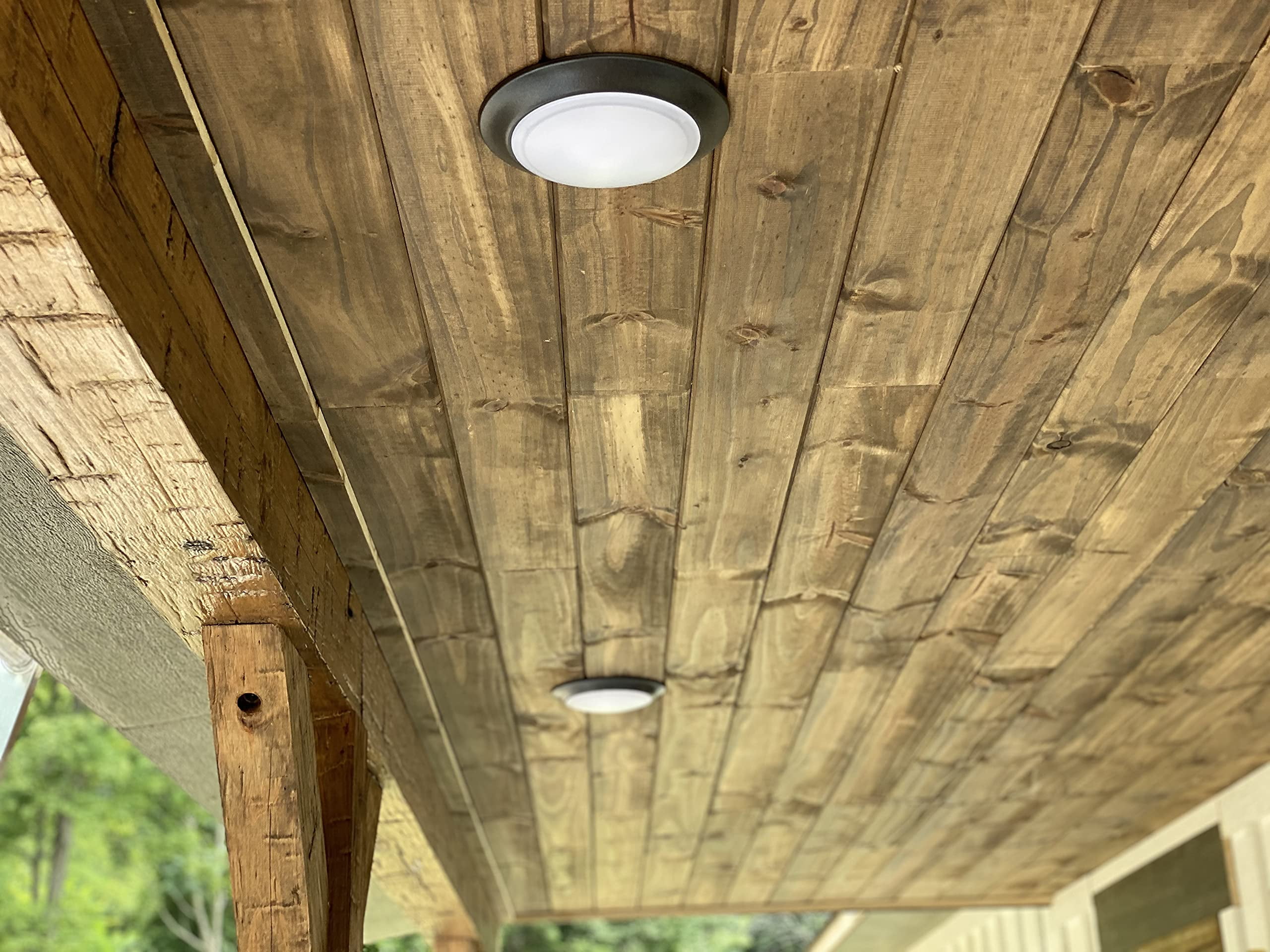 FLI Products 6in LED Flush Mount Ceiling Disk Light, 750 Lumen 3000k Warm White, Dimmable 8pk