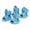 Blue, variant on Walbest 4Pack Mesh Dog Shoes Soft Pet Boots with Adjustable Straps, Summer Non-Slip Dog Shoes Breathable Dog Sandals with Rubber Sole for Hot Pavement Gravel Road
