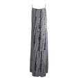 thumbnail image 4 of Femmes Été Boho Plage Imprimé Longue Robe Dentelle Épaule Froide Casual Maxi Robe, 4 of 5