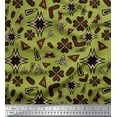 thumbnail image 1 of Soimoi Poly Georgette Fabric Flower Artistic Printed Fabric 1 Yard 52 Inch Wide, 1 of 3