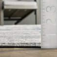 thumbnail image 2 of nuLOOM Georgie Abstract Grid Area Rug, 5' x 7' 5", Light Grey, 2 of 9