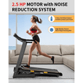 thumbnail image 4 of Naipo Treadmill with Incline Folding with 12 Level Automatic Incline 2.5hp Power 8.5mhp Speed Running Machine 15 Preset Training Program Electric Treadmill for Home Use, 4 of 13