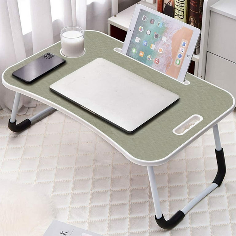 SEGMART Laptop Desk for Bed, Foldable Bed Tray Portable Lap Desks for