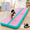Green Pink-13ft*3.3ft*4inches(4m*1m*0.1m), variant on Inflatable Gymnastics Mat, Green Pink, 10ft*3.3ft*6inches(3m*1m*0.15m), Tumble Track Air Mat with Pump