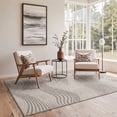 thumbnail image 4 of KUETH 2x3 Machine Washable Minimalist Accent Rug, Soft Low Pile Non Slip Backing Rug, Soft Greige Rug for Entryway Bedroom Kitchen, 4 of 5