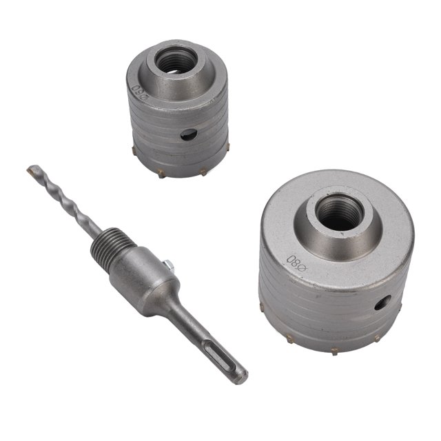Abridor De Agujeros Para Hormigón, Taladro Central De 109 Mm Caja De Aluminio YG8C Kit De Sierra Perforadora Con Punta De Carburo 60 Mm 80 Mm Para Instalación De CA Para