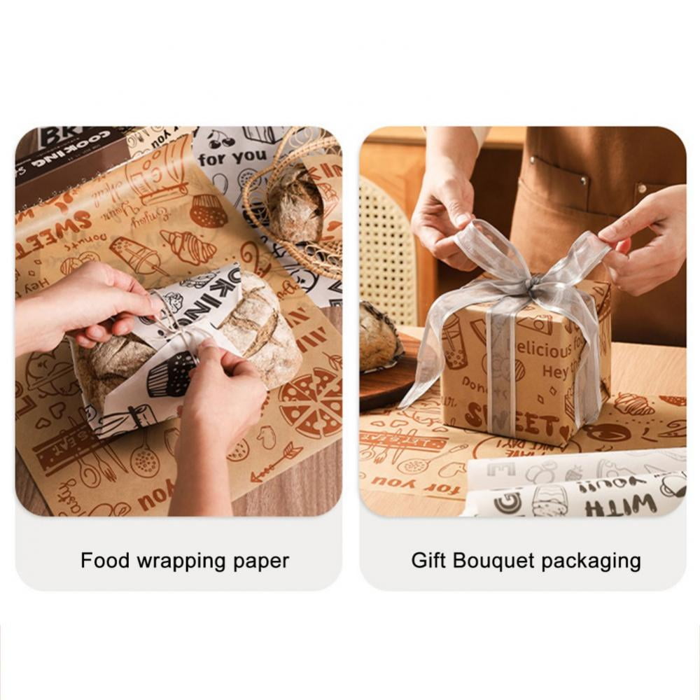 1pc 5m Vintage Newspaper Print Silicone Coated High Temperature Baking Parchment  Paper For Non-Stick