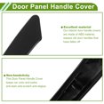 thumbnail image 4 of Cubierta de tirador de panel de puerta del lado del pasajero delantero y del lado del pasajero trasero derecho para BMW Z4 2009-2016 No.51419186731 Negro ABS 1 Pc, 4 of 6