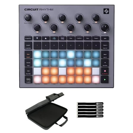 Novation Circuit Rhythm Beat Sample-Based Groovebox with Case Package