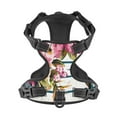thumbnail image 4 of Lsque Bird and Floral Dog Harness, No-Pull Pet Harness with 2 Leash Clips, Adjustable Soft Padded Dog Vest with Easy Control Handle for Large Dogs-Medium, 4 of 9