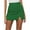 Green, variant on Fesfesfes Skirts for Women Solid Drawstring High Waist Lrregular Mini Skirt
