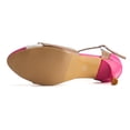 thumbnail image 5 of SZJXBUY Sports Sandals for Women,Summer Casual Close Toe Low Heel Colorful Bow Pumps Block Heels Cute Bow Sweet Comfortable Shoes Pink,40, 5 of 9