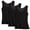 Black#25, variant on Women's Thin Seamless Quick-Dry Stretch Breathable Sports Tank Tops 3-Pack 2026