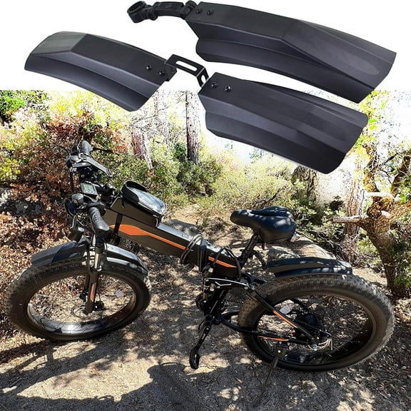 LADYGYM 26 Inch Adjustable Snow Bicycle Mudguard Fat Bike Fender | Adjustable Bike Bicycle Cycling Tire Front/Rear Mud Guards Mudguard Fenders Set Bike Fenders
