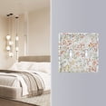 thumbnail image 4 of Yayeee Toggle Light Switch Wall Plate 3-Gang 6.37"x4.48" Decorative Outlet Cover, Small Floral Pattern, 4 of 7