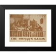 thumbnail image 2 of Anonymous 14x12 Black Modern Framed Museum Art Print Titled - The Woman's Salon (1977), 2 of 5