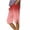 Black,Beige,Mint Green,Red,Wine,Orange,Green,Yellow, variant on Ombre Print Side Slit Knee Length Shorts Women's Elastic Waist High Waist Button Decor Casual Capri Pants for Spring Summer Beach Seaside Wear