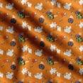thumbnail image 1 of Soimoi Halloween Print,Cotton Poplin, Sewing Fabric Sold by The Yard 42 Inch Wide,Sewing Craft Quilting/Quilt Making Fabric, Orange, 1 of 5
