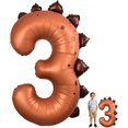 thumbnail image 1 of Yanonmyfd Dinosaur Number 2 Balloon, 36 Inch Matcha Green Foil Number Balloon for Dinosaur Birthday Party Decorations, Kids Jungle Theme,Brown,3rd, 1 of 16