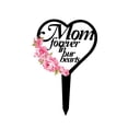 thumbnail image 3 of Estaca de Placa de Recuerdo Corazón Marcador de Tumba Impermeable Decorativo con Flor Sunnimix, 3 of 8