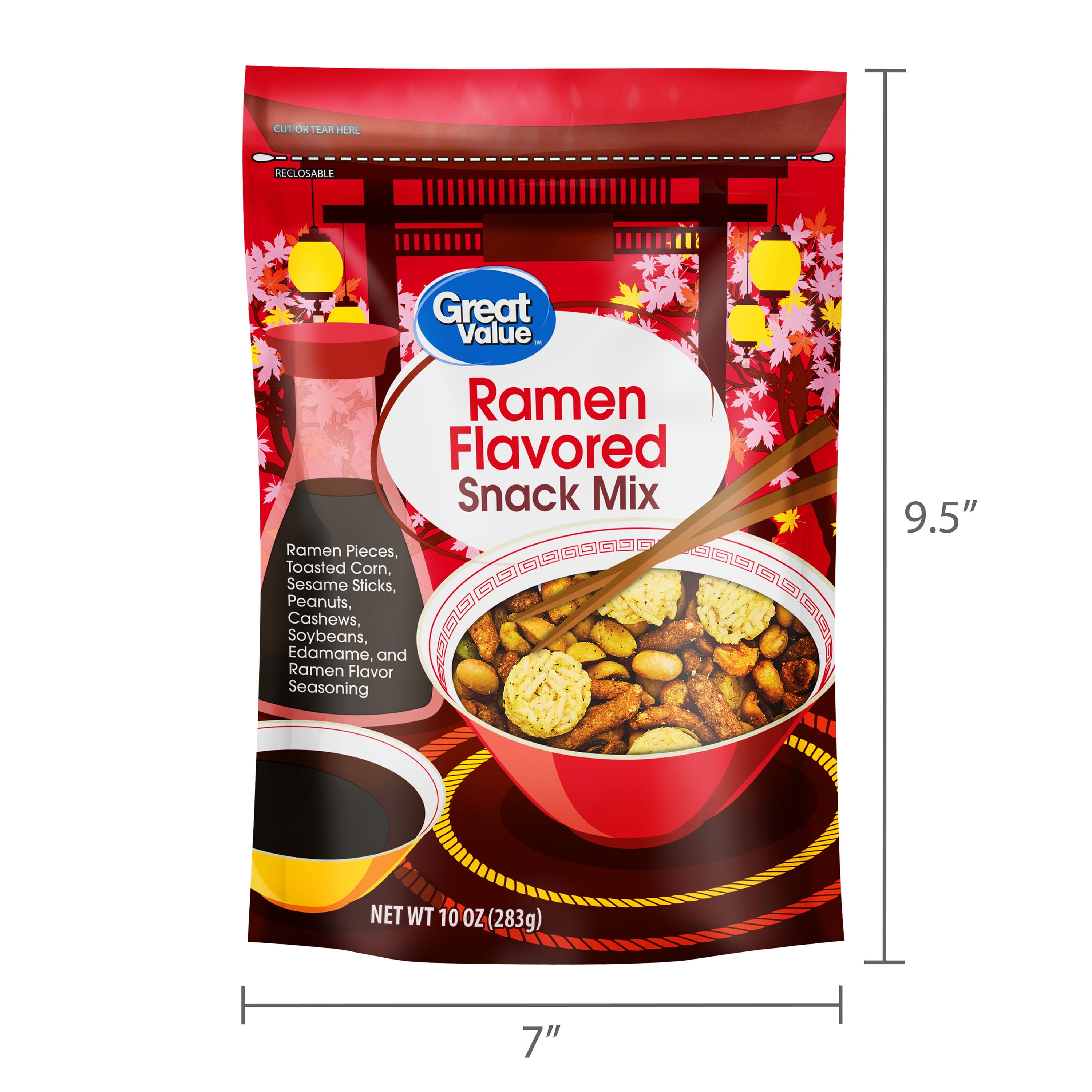 Umamicards Great Value Ramen Flavored Snack Mix, 10 oz - Walmart.com