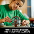 thumbnail image 6 of LEGO Star Wars Droideka Model for Build and Display, Collectible Brick Built Destroyer Droid Figure, Star Wars Fan Gift Idea for Adults or Any Collector, 75381, 6 of 8