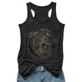 thumbnail image 2 of Womens Workout Tank Tops Women's Loose Printed I Shaped Muscle Tank Top Cami Tops for Women Dark Gray L, 2 of 3