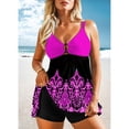 thumbnail image 2 of Women's Conservative Two-Piece Bikini Shorts Swimsuit Skirt, 2 of 5