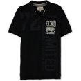 thumbnail image 1 of Ecko Unltd. Polo de rugby con bloque numérico para hombre, negro, grande, 1 of 1
