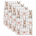 thumbnail image 2 of Easter Kitchen Towels Set of 4, Spring Pink Bow Bunny Grey White Checkered Absorbent Dish Towels for Kitchen, Microfiber Hand Towel, Quick Drying Tea Towel for Cleaning Decorative Dishcloths, 2 of 7