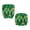 Green Zigzag Stars, variant on CHAQLIN Poinsettia Holly Print Rotating Chair Slipcover, 2 Piece Sets Office Computer Chair Covers Stretch Removable Rotating Chair Protectors for Armchair