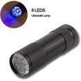 thumbnail image 2 of Linterna LED Ultravioleta de 9 LED/Luz Negra （8,7 * 2,6 cm）, Linterna LED UV, Detector de Manchas y orina de Mascotas, Encuentra Manchas en Ropa, Alfombras o tapetes, 2 of 5