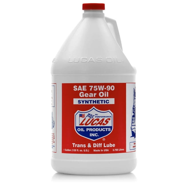 Lucas Oil Synthetic SAE 75W-90 Trans & Diff Lube 1 galón