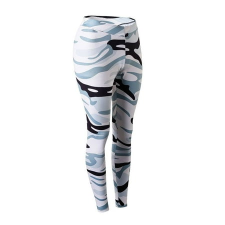 - Women Elastic Camouflage Sport Pants Printed Athletic Trousers
