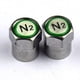 thumbnail image 4 of 4 tapones de vástago de válvula de neumático Símbolo de nitrógeno N2, 4 of 9