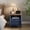 Rustic Oak Antique Blue, variant on KeyWhat Farmhouse Nightstand, 3 Drawer Wood Side Table with Charging Station for Bedroom, Living Room - Antique White