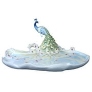 Art Nouveau Peacock Porcelain Dish