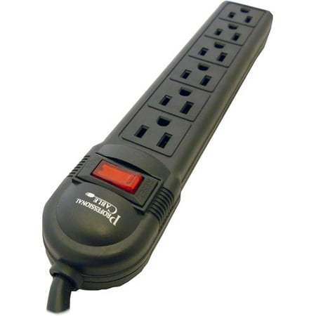 Firefly Cable Protector - Professional Cable 6-Outlet Surge Protector