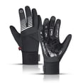 thumbnail image 1 of Gants de Cyclisme Imperméables Gants à Écran Tactile Gants d'Hiver Chauds Coupe-Vent Antidérapants Gants Thermiques de Sport pour Cyclisme Conduite Course Randonnée, 1 of 6