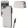thumbnail image 3 of Premium Leather Flip Wallet Case with Card Slots & Magnetic Closure for Apple iPhone 6/7/8/X/XS/Plus, 3 of 5