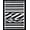 Black And White, Pattern 4, variant on ODIKA Zebra Striped Print Inspired Bold Stripes Motif Centered Diagonal for Entryway, Kitchen, Mudroom, Stain Resistant Flatwoven