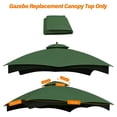 thumbnail image 2 of Eurmax 10x12 Gazebo Replacement Canopy 2 Tier Replacement Canopy,Forest Green, 2 of 5