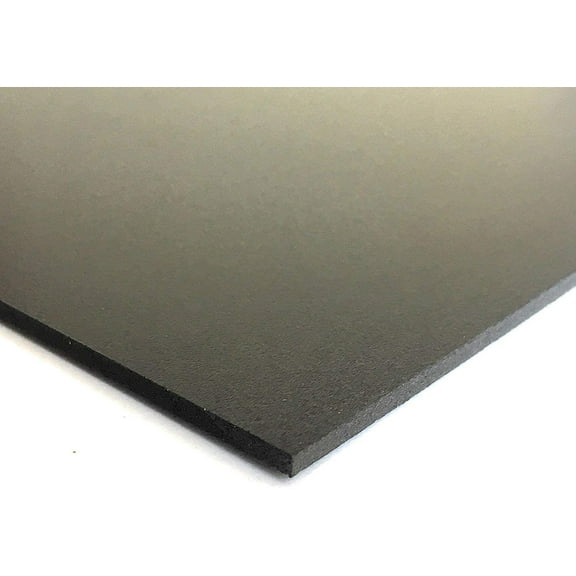 Expanded PVC Sheet – Lightweight Rigid Foam – 6mm (1/4 Inch) – 24 x 48 Inches – Black – Ideal for Signage, Displays, and Digital/Screen Printing by Ring Binder Depot